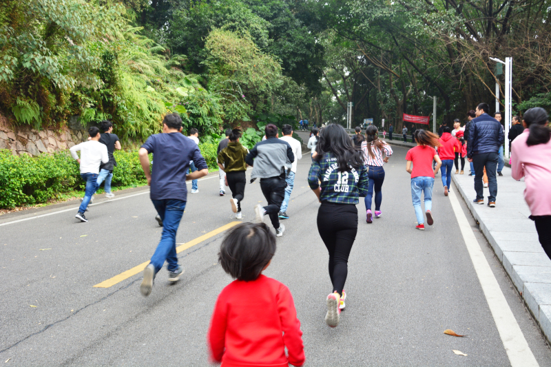 藝光集團元旦登山比賽